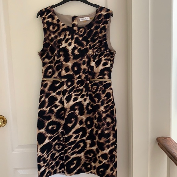Calvin Klein animal print dress - Picture 4 of 11